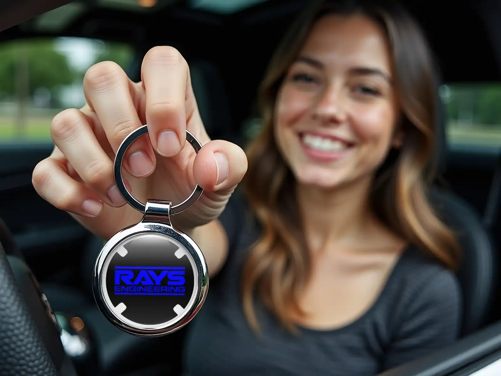 Rays Portachiavi Sicurezza Lega Resistente Max